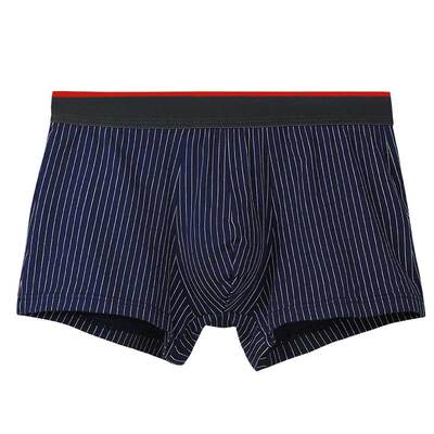 男士内裤纯棉平角裤青少年大码短裤衩男生四角短裤头夏季薄款底裤