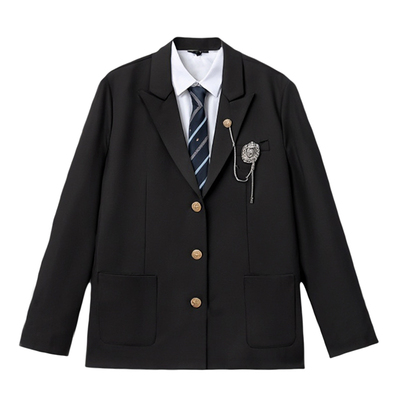 学院风dk制服西装男套装宽松痞帅学生毕业班服预备校服校供感西服