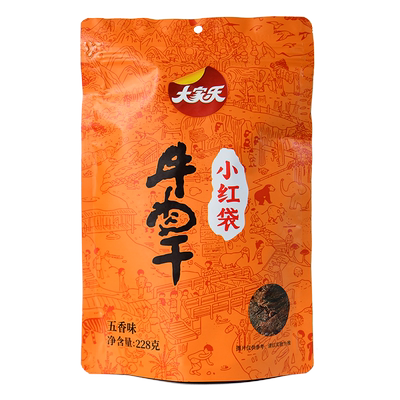 大家乐牛肉干60g微辣味香辣味