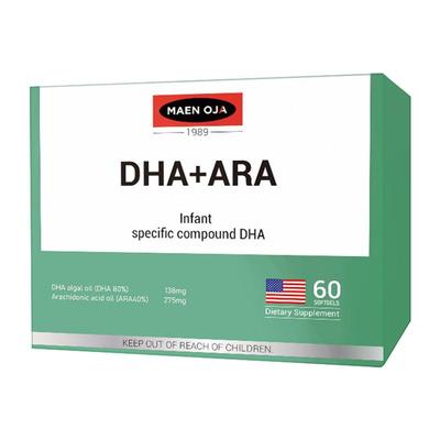 美婴奥佳dha藻油婴儿专用ara婴幼儿海藻油宝宝新生儿营养品0-3岁