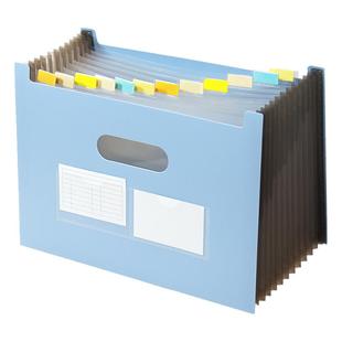 A4文件夹大容量资料夹多层分类试卷整理神器风琴包档案盒办公用品