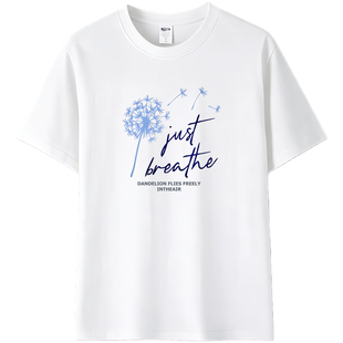 NASA联名男生短袖t恤男士2026夏季新款青少年体恤T纯棉宽松上衣服