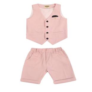 男童周岁生日礼服儿童演出服男孩花童婚礼西装套装夏季绅士套装潮