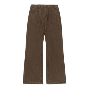 GOGOSOON美拉德工装裤男新款2025春秋休闲长裤直筒宽松青少年感Q