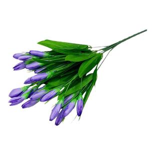 单支仿真玉兰花苞郁金香小把束假花餐桌摆设栅栏装饰绢花干花插花