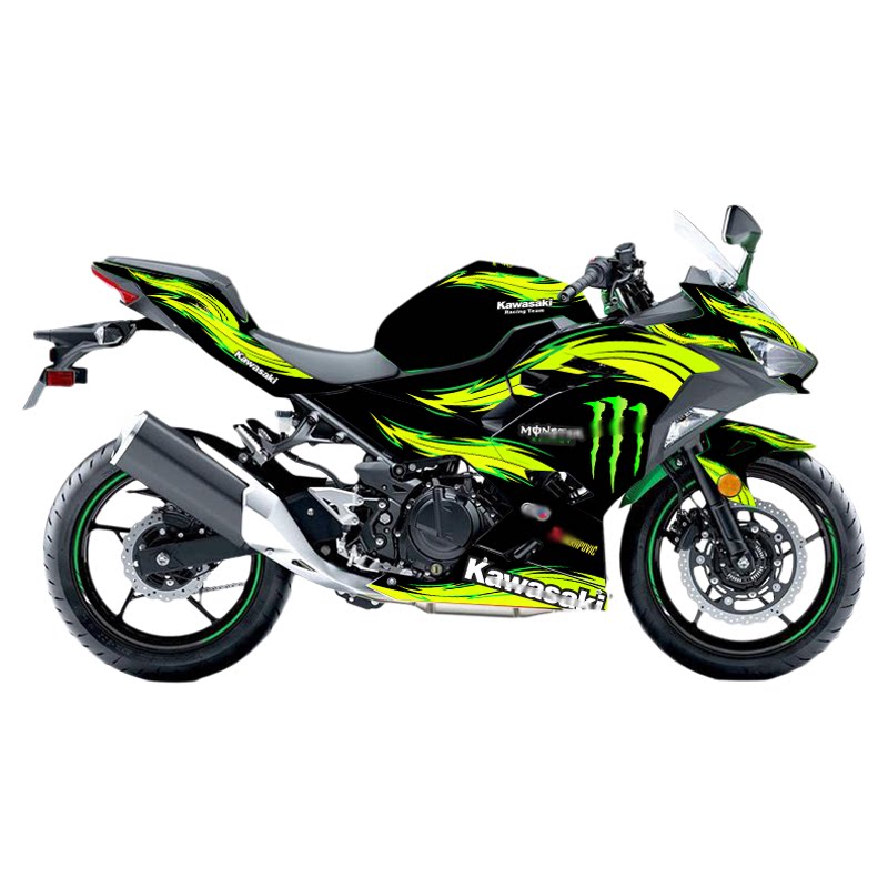 川崎忍者Ninja400贴纸拉花版画