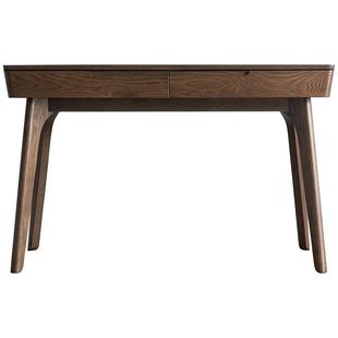 治木工坊全实木书桌家用北欧橡木写字桌小户型电脑桌日式学习桌