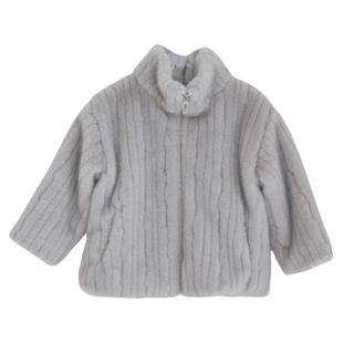 儿童皮草男童貂皮大衣宝宝外套仿水貂绒女童棉衣毛毛上衣保暖冬装