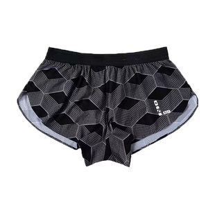 零阻力田径短裤男竞走三分跑步短跑健身超轻透气开叉速干马拉松裤