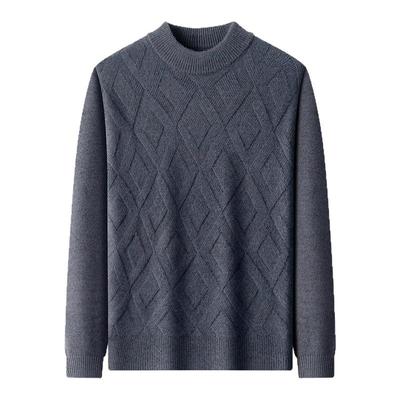 恒源祥100%纯羊毛半高领毛衣