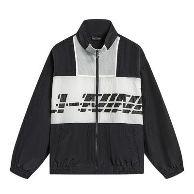 李宁男女同款运动立领保暖外套