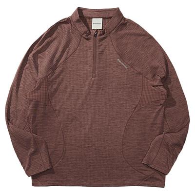 Monterest格子绒贴身长袖T恤