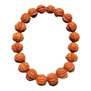 粗筋精品京八棱手串男士高端野生小核桃手链男款女士文玩桃核女款