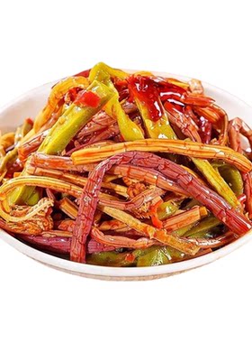 红油双脆贡菜蕨菜剁椒老长沙特色