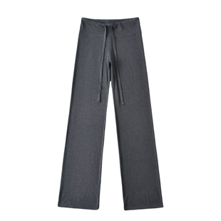 拿铁女孩慵懒松弛感运动健身瑜伽阔腿裤宽松直筒拖地显瘦抖抖裤
