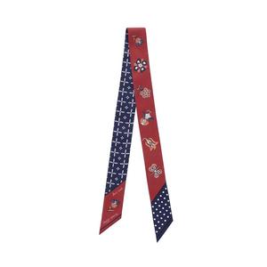 xinuosichou惜诺 宁法花园 桑蚕丝真丝丝巾系脖 长条飘带复古腰带