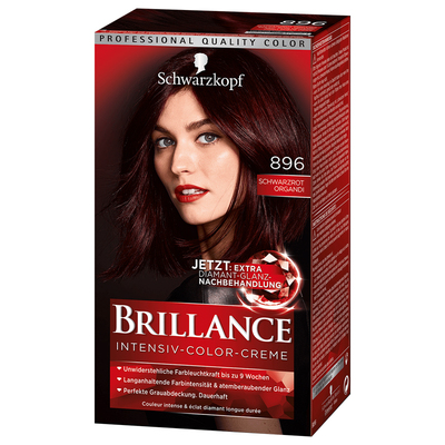 德国施华蔻深酒红巧克力色染发剂