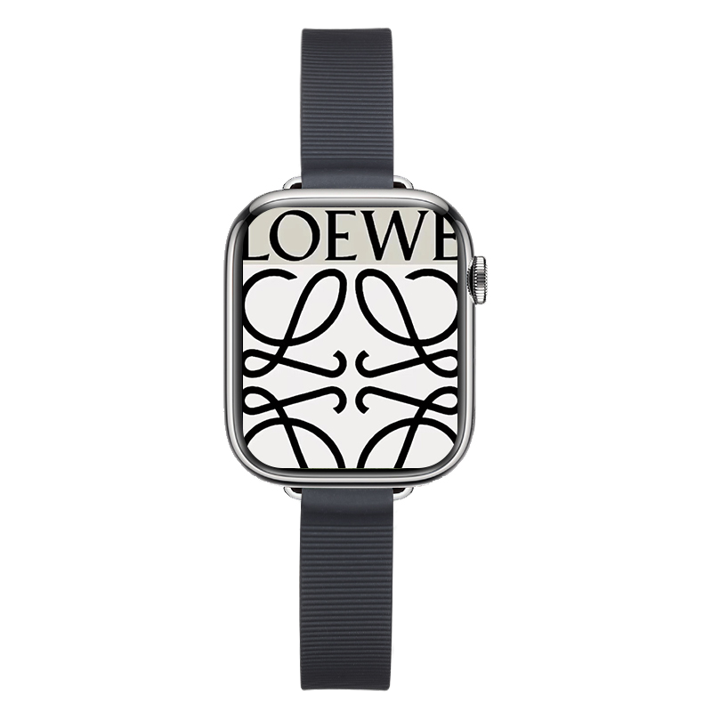 宣人适用iwatchs12/S11/s10苹果手表se小蛮腰硅胶细表带applewatchs9876543Ultra4运