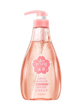 滋源无硅油樱花香氛洗发水400ml