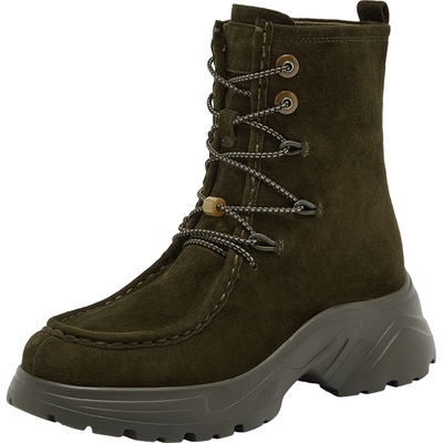 真美诗热可可复古厚底运动靴