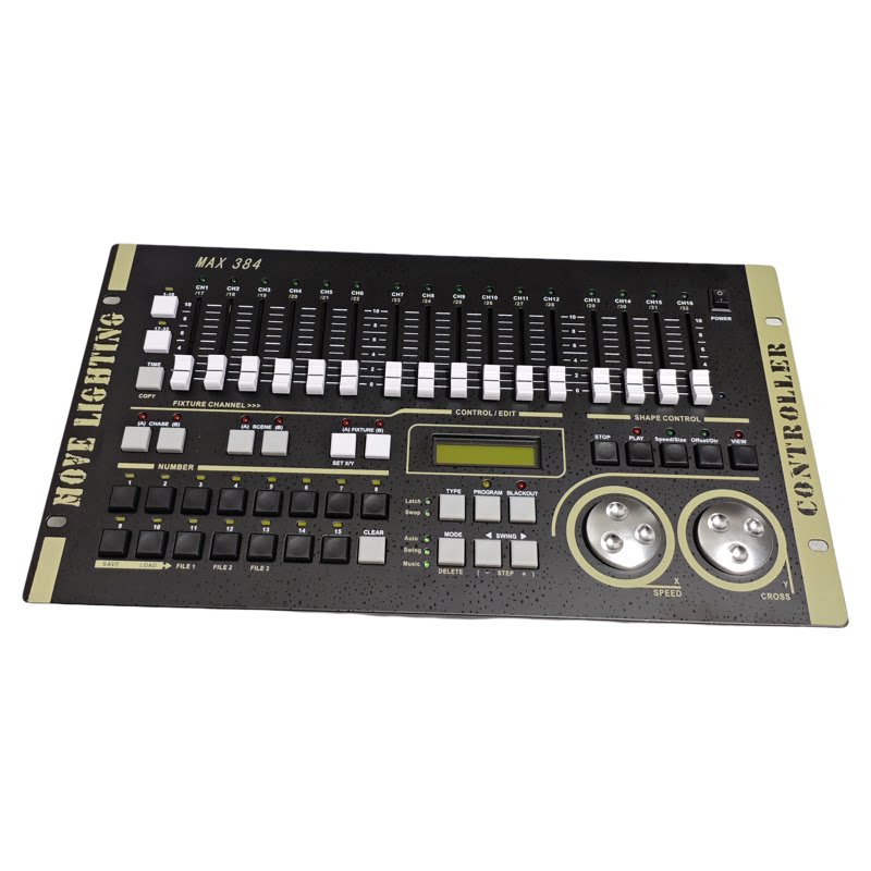 力度MAX384灯光控台dmx512控台婚庆演出帕灯光束灯舞台灯光控制器