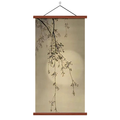 新中式宋代美学竹子玄关挂画