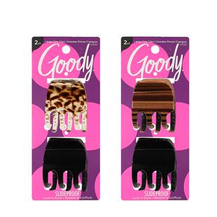 Goody/歌妮抓夹女鲨鱼夹经典简约盘发发夹后脑勺通勤鲨鱼夹发抓