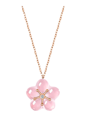 三生三世桃花项链女轻奢小众