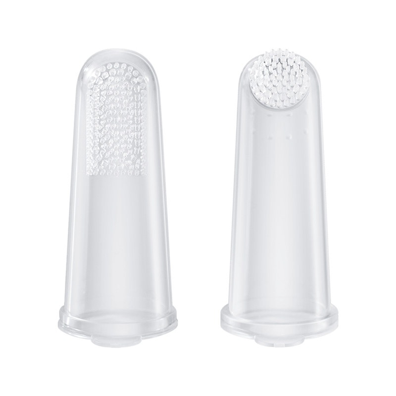 嫚熙宝宝硅胶手指套牙刷0—1岁新生婴儿乳牙刷牙齿舌苔口腔清洁器