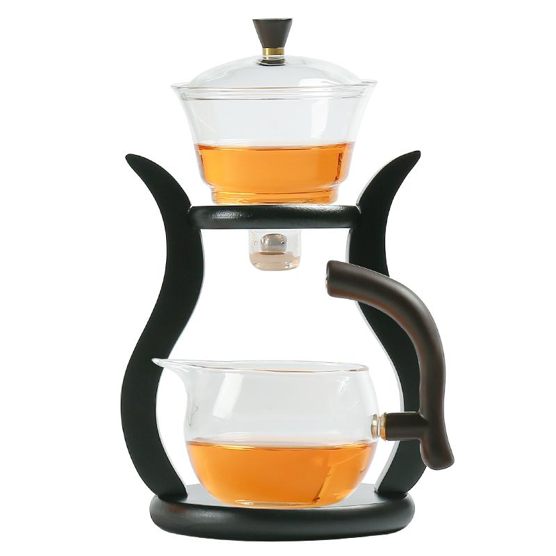 玻璃泡茶壶茶具套装磁吸泡茶杯