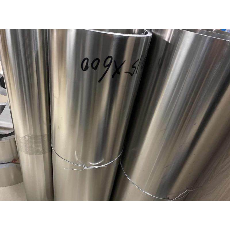 304不锈钢带薄片薄钢皮雨蓬铁皮0.05 0.1 0.15 0.2 0.3宽600mm1米