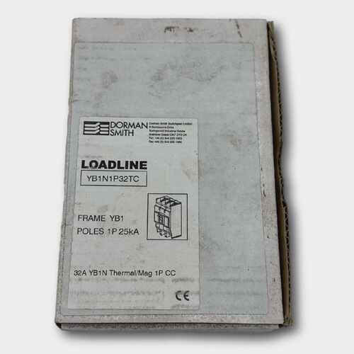 DormanSmith YB1N1P32TC YB1 25kA 1polig 32A MCCB B83