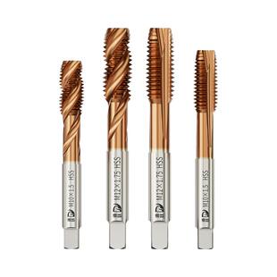 迪跃工业级机用丝锥 螺旋丝攻螺尖先端不锈钢攻丝钻头m5m10m14m16