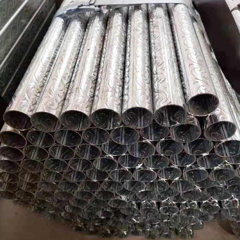 厂家货源花纹焊管 扶手花纹管 压花菱形花纹管 压花镀锌管,基础建材,焊接管,淘宝优惠券,粉丝福利购,淘宝优惠卷