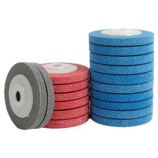 尼龙轮纤维抛光轮不织布研磨轮金属除锈拉丝轮角磨机打磨片纤维轮