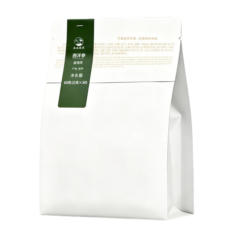 西洋参官方旗舰店正品花旗参代用茶袋泡茶西洋参片养生茶泡水参茶