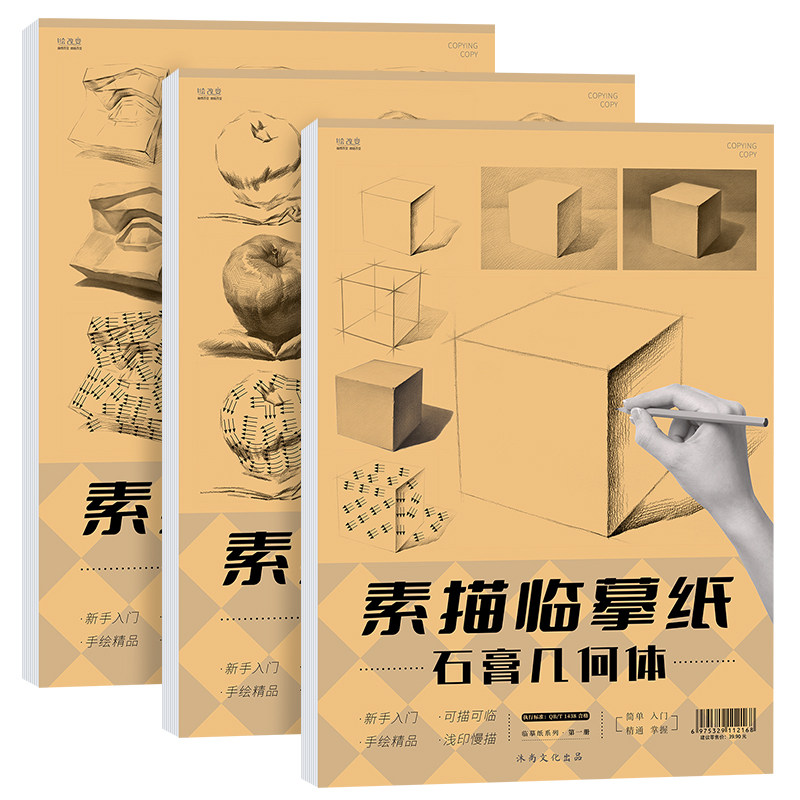 素描临摹纸石膏五官单体静物