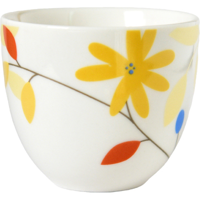 法式复古陶瓷小花手握咖啡杯