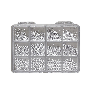 美甲爆闪K9迷你平底圆钻新款华子切透明异形彩色百搭指甲锆石钻