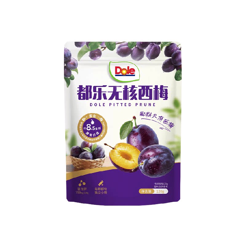 Dole都乐智利无核西梅干高纤酸甜