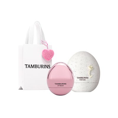 【618礼遇】TAMBURINS蛋形香水蛋形唇膏组合 EVENING GLOW 礼物