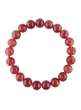 天然草莓晶手串手链转运招桃花女