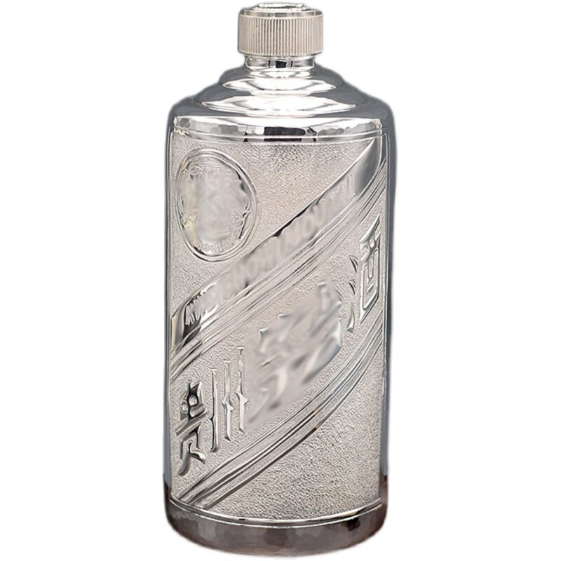 贤福银楼大容易手工银酒壶