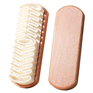 麂皮鞋刷翻毛皮勃肯鞋专用刷子鹿皮绒软毛擦鞋专用洗鞋刷清洁鞋子