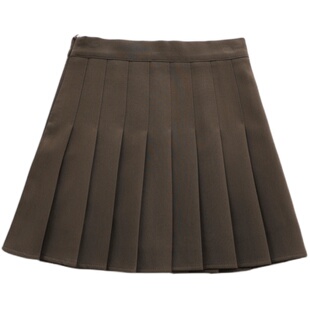 经典百搭的~日系JK少女学院风短裙百褶裙2026春季新款a字半身裙