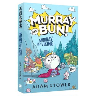 Murray and Bun Murray the Viking 穆雷和本系列3册 轻历史科普 儿童插画故事书 大卫威廉姆斯合作画师 Adam Stower 英文原版进口