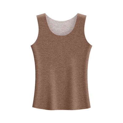 蚕丝德绒保暖背心男加绒