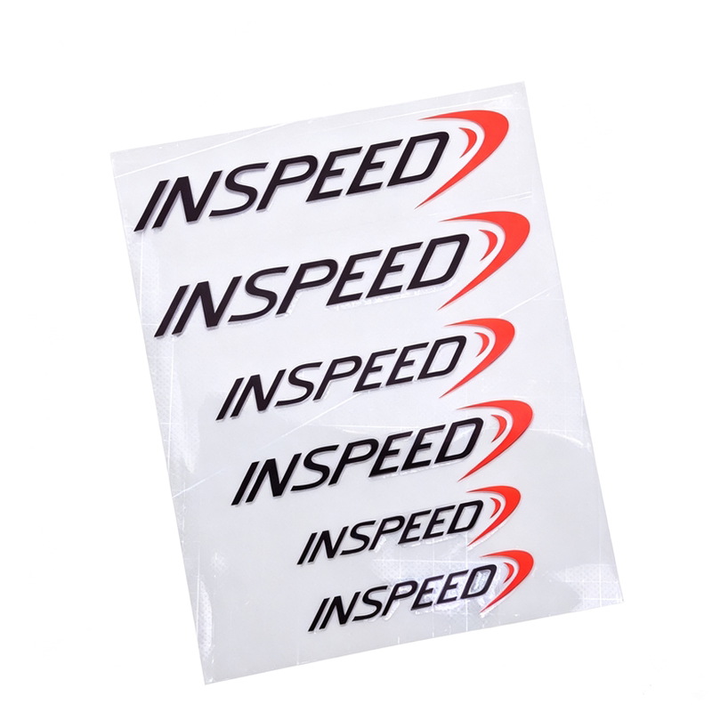 适用于inspeed硬速卡钳贴耐高温贴纸汽车改装刹车改色字母logo贴