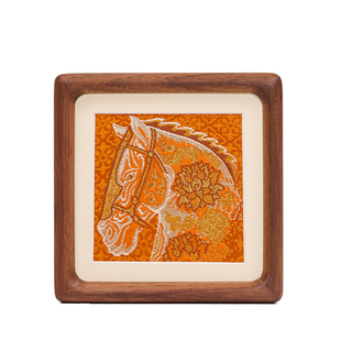 南京云锦研究所博物馆马年摆件迷你桌面装饰磁吸冰箱贴伴手礼物