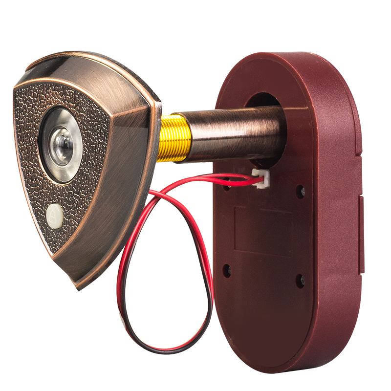 防盗门猫眼门镜家用监控摄像头门铃堵孔通用二合一盖器入户大门